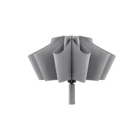 Зонт автоматический с фонариком 90 Points Automatic Reverse Folding Umbrella, Gray